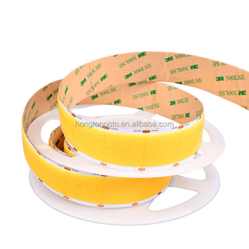50000 시간 수명 실내 홈 오피스 조명을 위한 초 넓은 30mm 코브 LED 스트립 조명