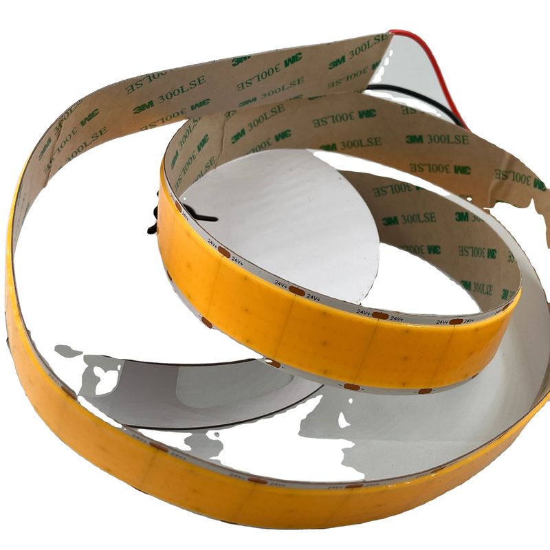 1600 LED 30mm 너비 5 줄 COB LED 스트립 라이트 컬러 온도 3000K/4000K/6000K