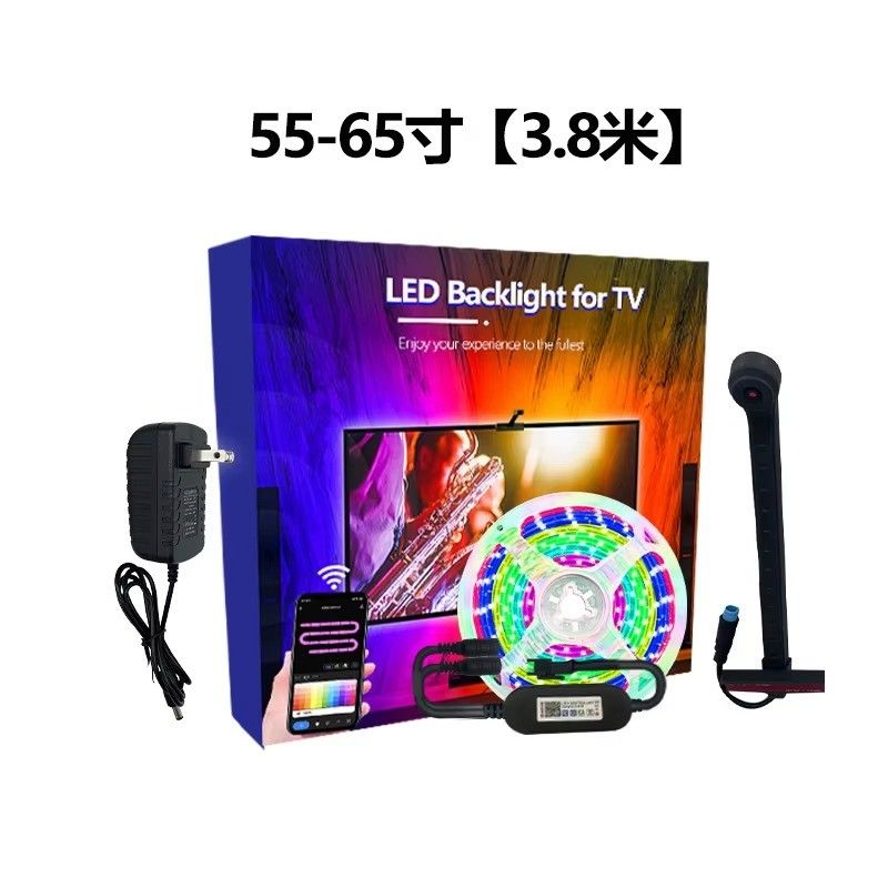 55-65인치 알렉사 구글 홈 앰비언트 스마트 앱 와이파이 몰입 TV LED 백라이트 3.8m 12.5ft ROLL 카메라와 함께