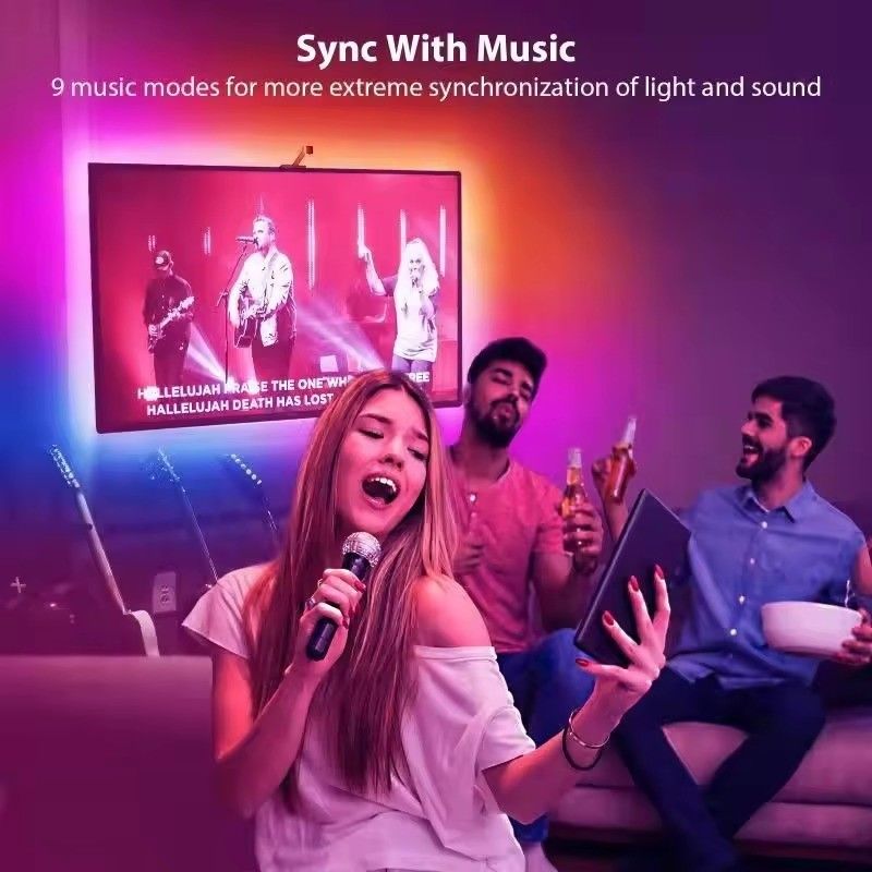 55-65인치 알렉사 구글 홈 앰비언트 스마트 앱 와이파이 몰입 TV LED 백라이트 3.8m 12.5ft ROLL 카메라와 함께