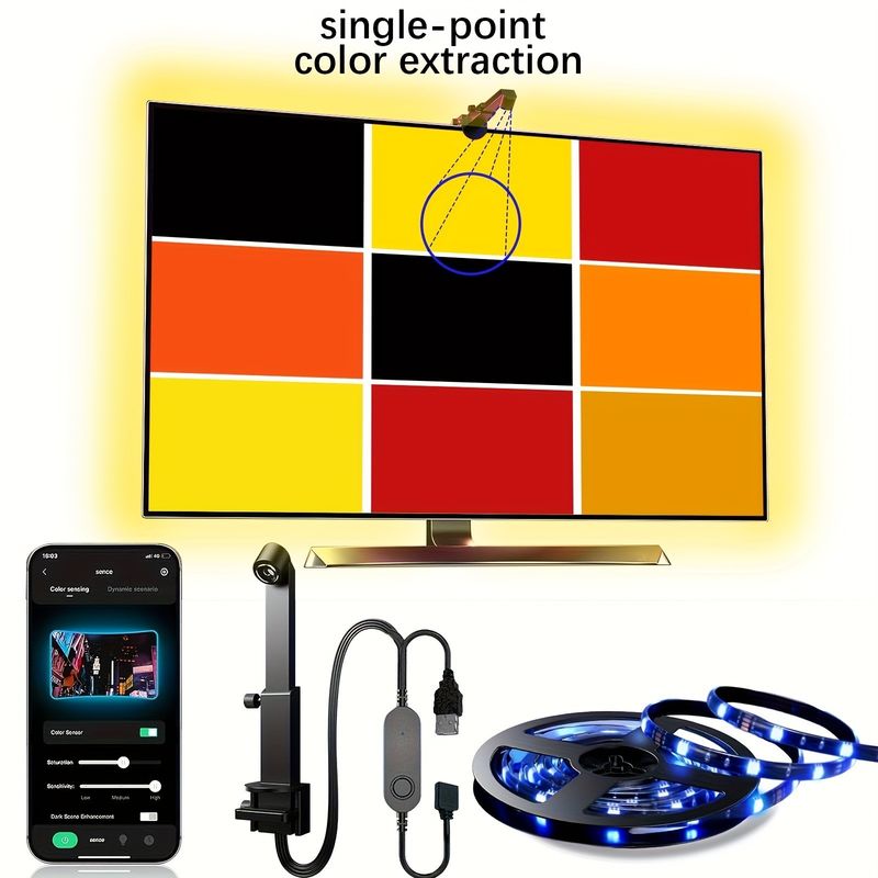 55-65인치 알렉사 구글 홈 앰비언트 스마트 앱 와이파이 몰입 TV LED 백라이트 3.8m 12.5ft ROLL 카메라와 함께