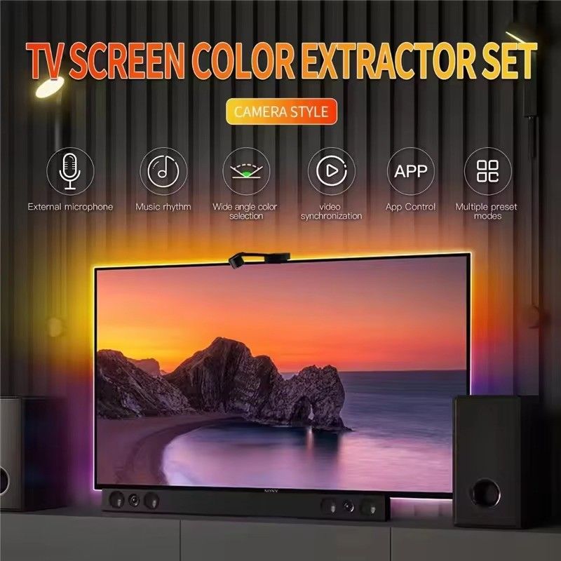 LED 타입 Smd5050 LED 칩 대기 16.4ft LED 스트립 동기화 화면 음악 구글 TV