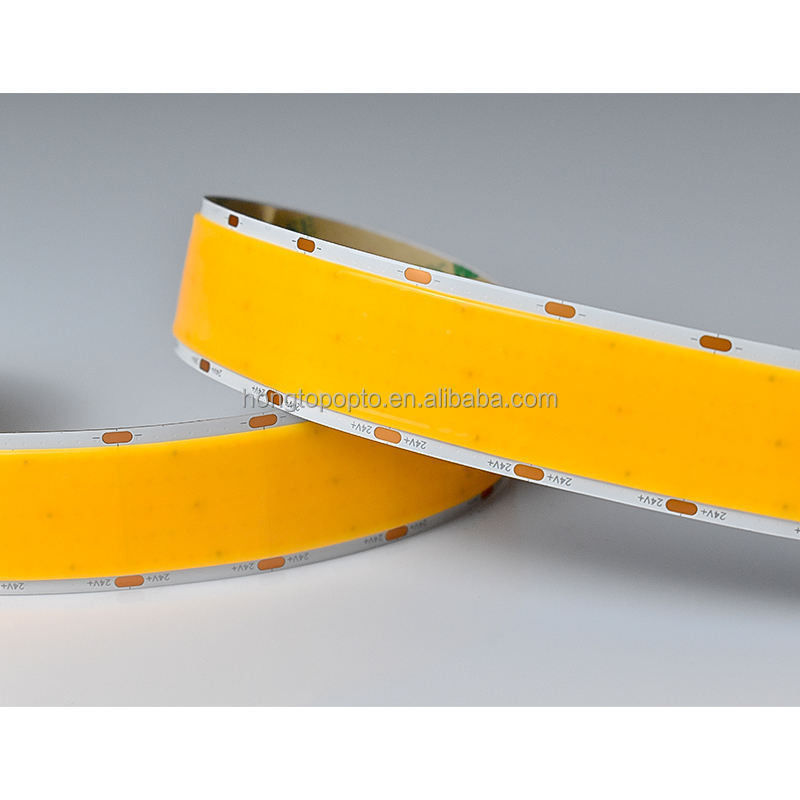 3- 초 넓은 24V 흰색 따뜻한 흰색 COB LED 스트립 라이트 LED 장식 조명 90Ra