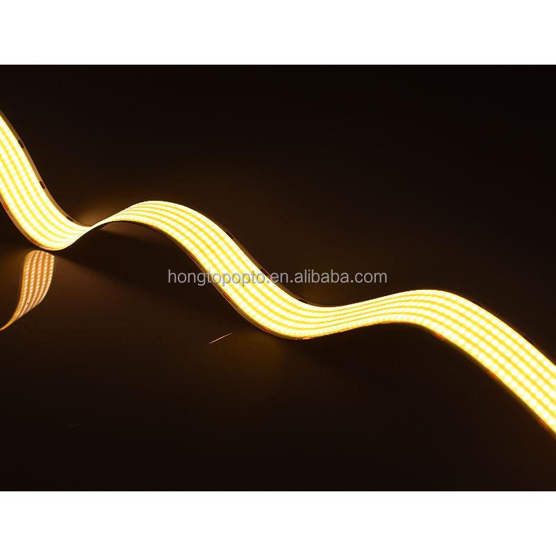 3- 초 넓은 24V 흰색 따뜻한 흰색 COB LED 스트립 라이트 LED 장식 조명 90Ra