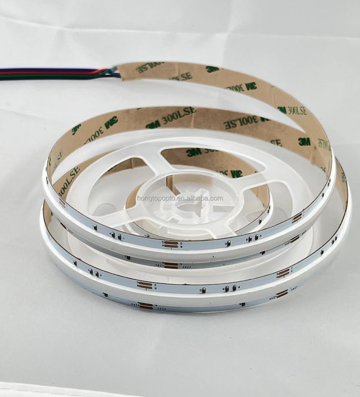 RGB 플렉서블 스트립 756 leds COB DC 12V LED 스트립 라이트 100lm/w 빛 효율
