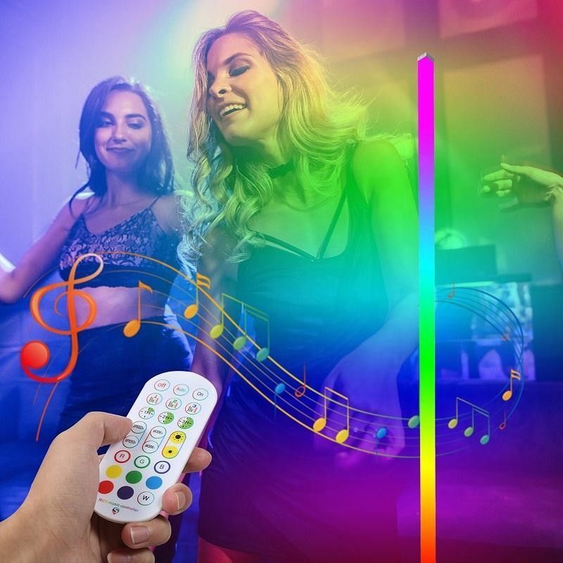 IP44 등급 DC5V 마법 음악 LED 바닥 주변 조명 스트립 APP 및 원격 제어