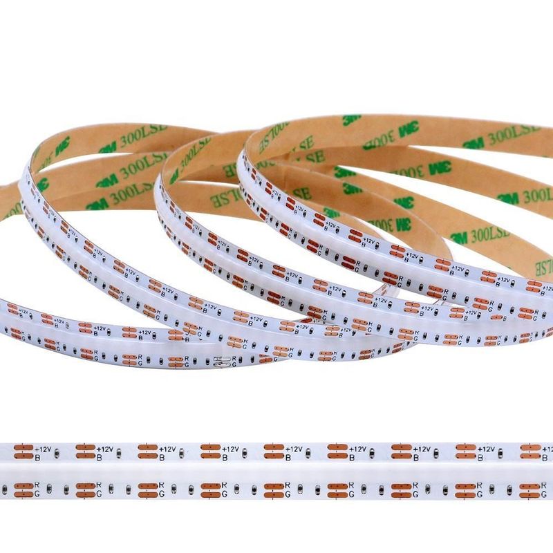 756 LED RGB 10mm Wide COB LED 스트립 라이트 직접 지원