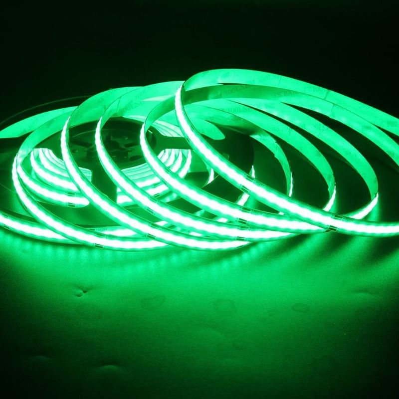756 LED RGB 10mm Wide COB LED 스트립 라이트 직접 지원