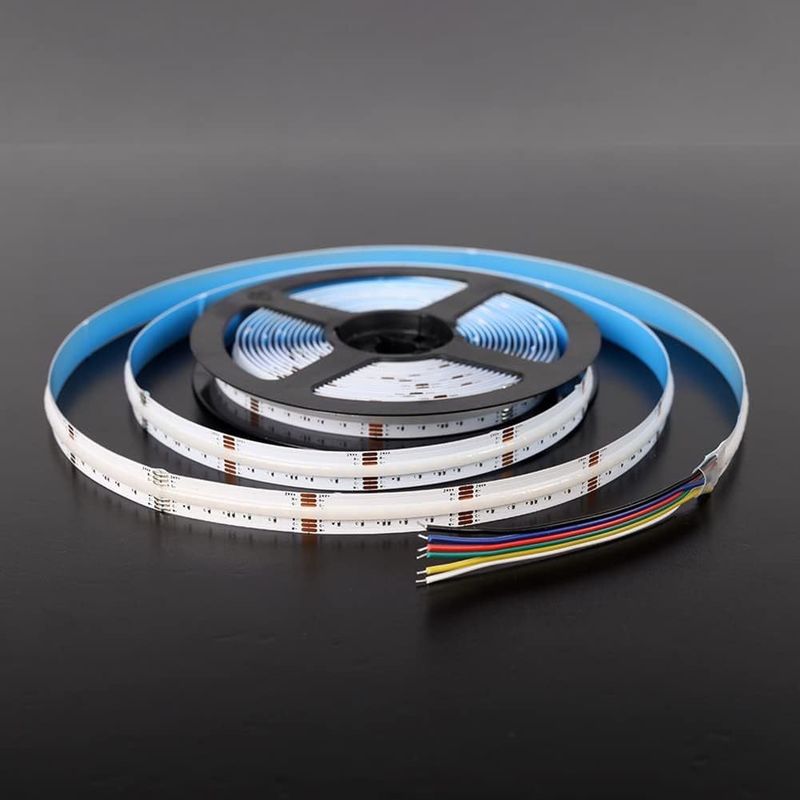 50000 시간 수명 RGBCCT COB LED 스트립 라이트 거실 및 침실 조명