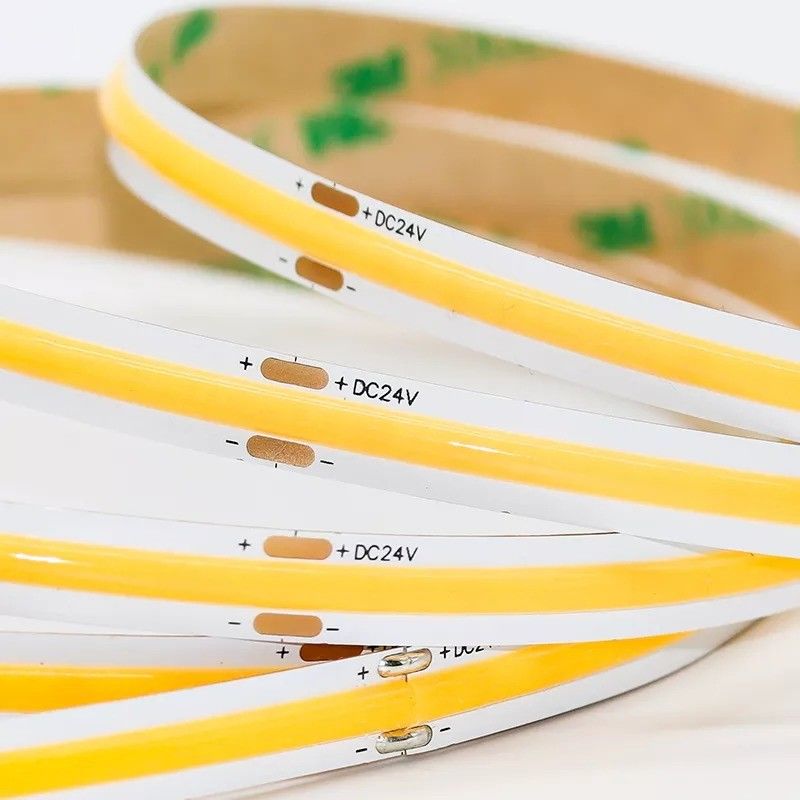 DC24V COB320 CRI80 2 년 실내 외관 장식용 높은 밝기 LED 테이프