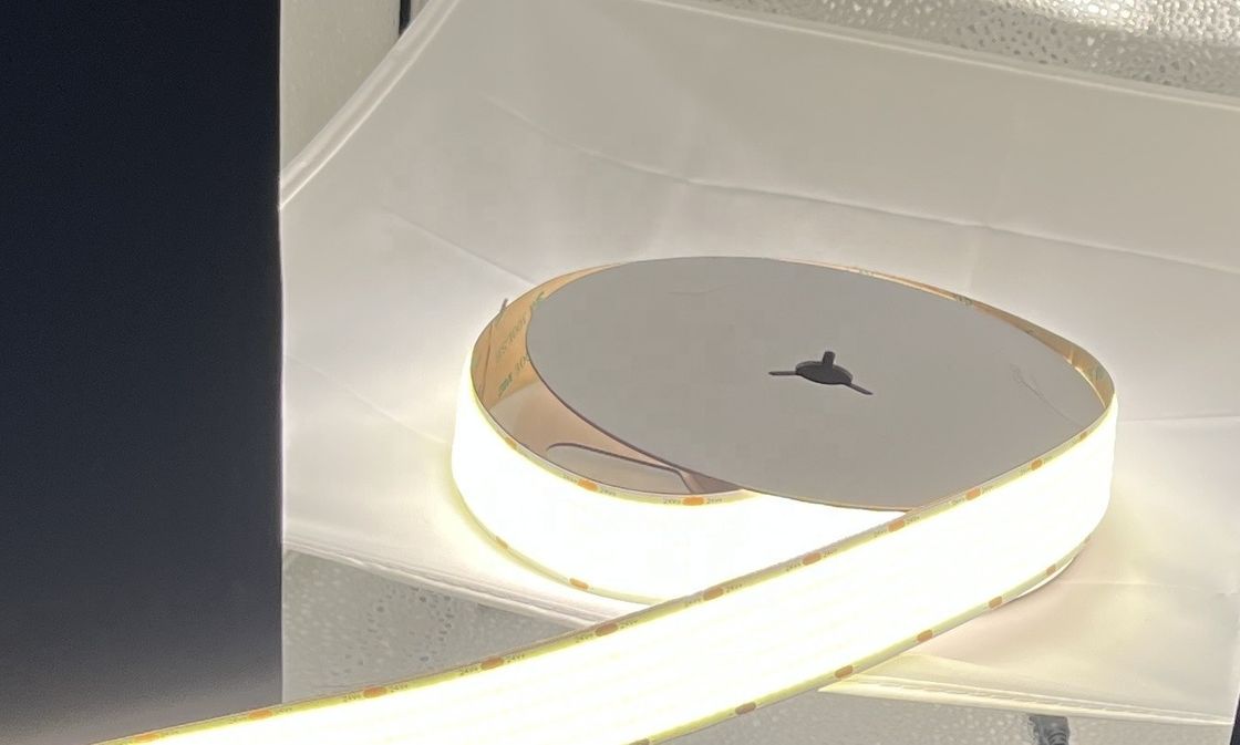 디밍 가능한 구리 콤 립 밧줄 유연한 콤 립 LED 스트립 높은 밀도 1600LEDs 미터당 3500K Ra 90 0.3kg 24v 30mm 너비