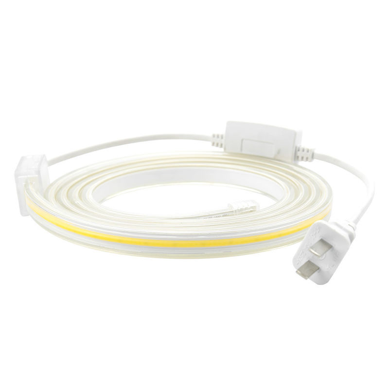 고전압 유연성 COB LED 스트립 라이트 IP65 방수 50M 100M 각 릴 30000 시간 수명 및 80 CRI