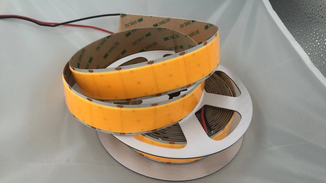 초 밝은 COB LED 스트립 30mm 너비 1600Leds Per Meter CRI 90 사용자 정의 빛