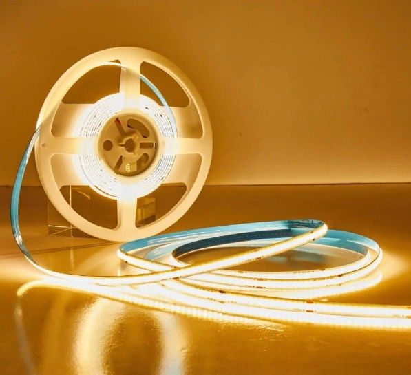 에너지 절감 IP20 COB LED 스트립 라이트 8mm PCB 300치프 / 미터 800lm 빛 흐름
