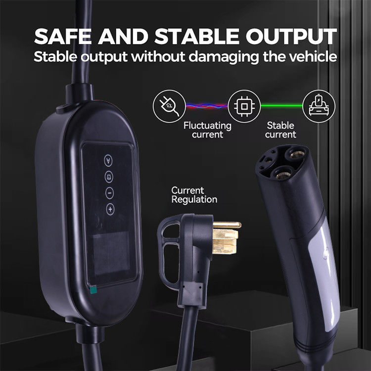3.7 kW EV 충전기 5m 2형 여성 충전 플러그 LCD 표시등